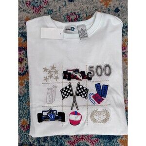 NWT Vintage Paul Harris‎ Design Indy 500 Short Sleeve Crewneck Tshirt Size XL